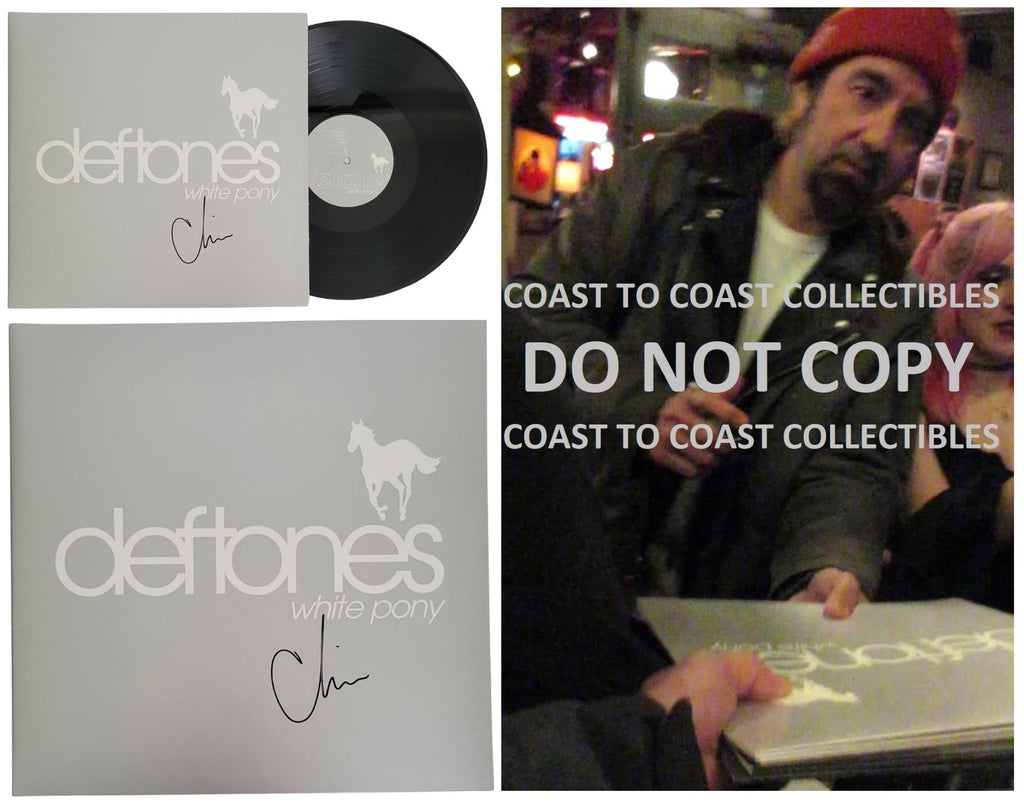 Chino Moreno Signed Deftones White Pony Album Proof Autographed Vinyl Record