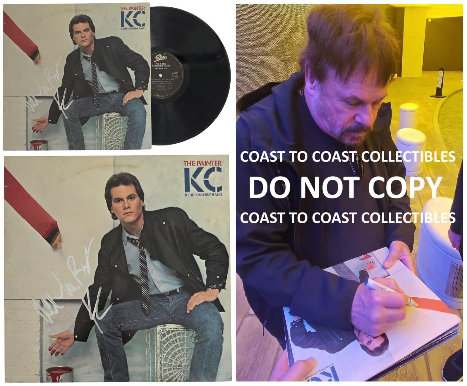Harry Wayne Casey Signed KC And The Sunshine Band The Painter Album COA Proof Autographed Vinyl Record
