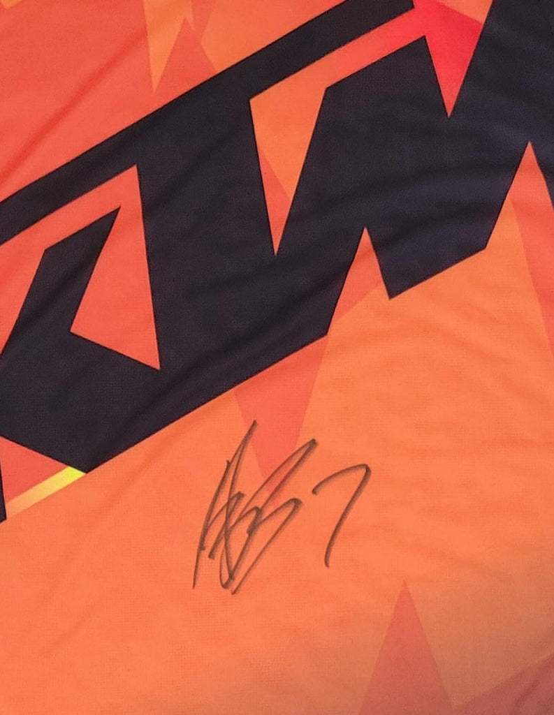 Aaron Plessinger Signed KTM Jersey COA Proof Autographed Supercross Motocross.
