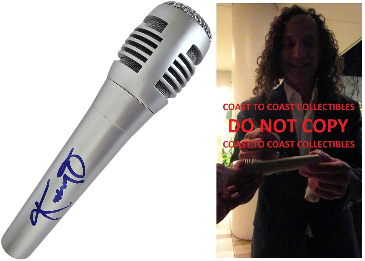 Kenny G Signed Microphone COA Exact Proof Autographed Mic Jazz Legend