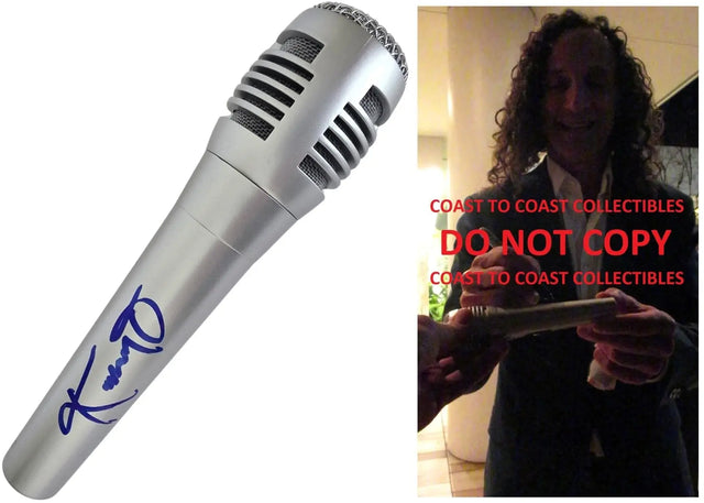 Kenny G Signed Microphone COA Exact Proof Autographed Mic Jazz Legend