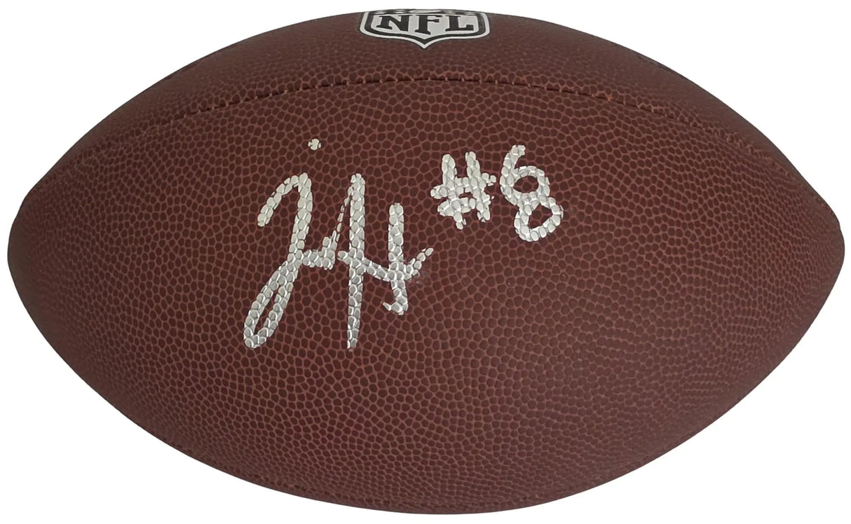 Jaycee Horn Signed Football Proof COA Autographed Carolina Panthers SC Gamecocks