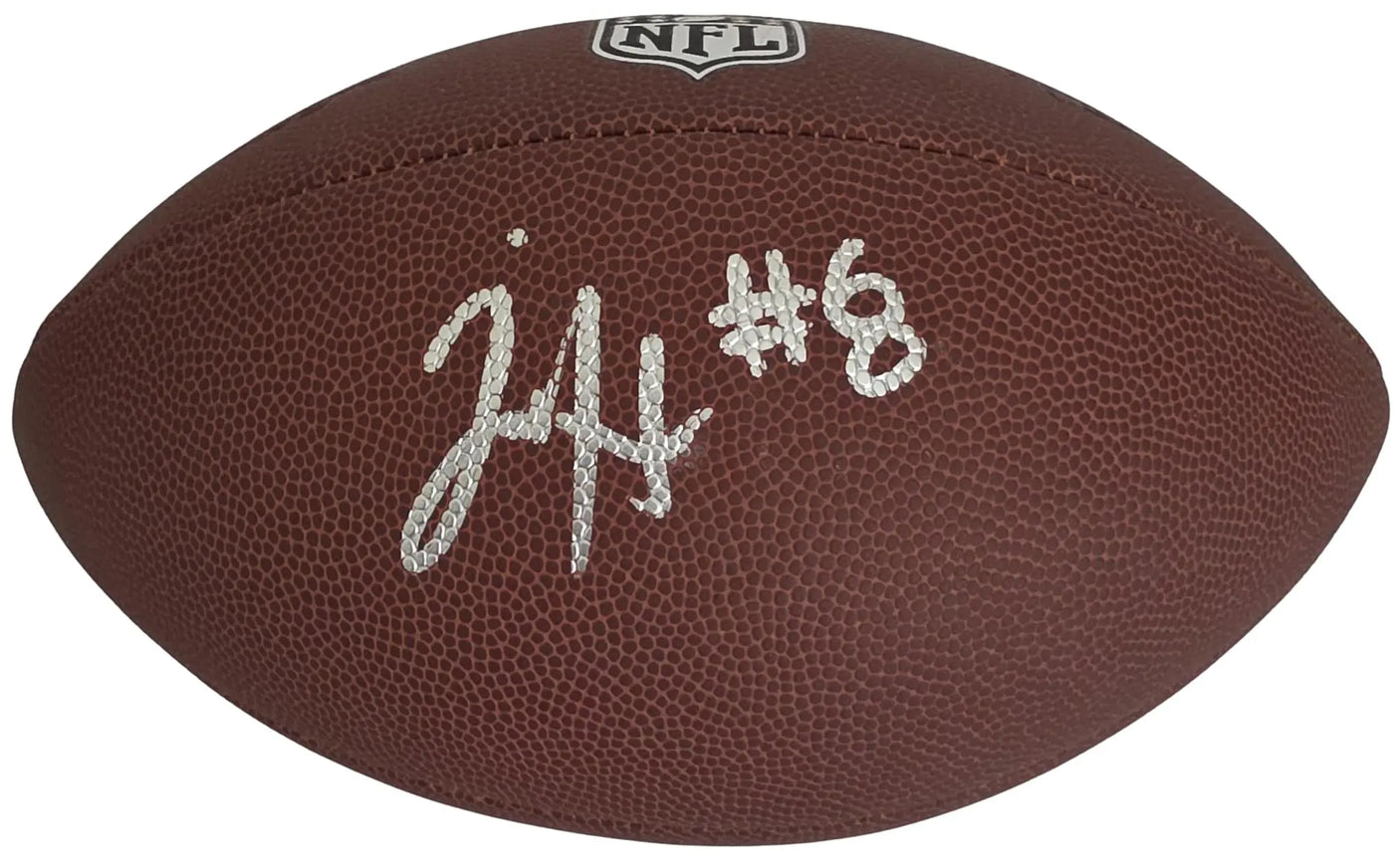 Jaycee Horn Signed Football Proof COA Autographed Carolina Panthers SC Gamecocks