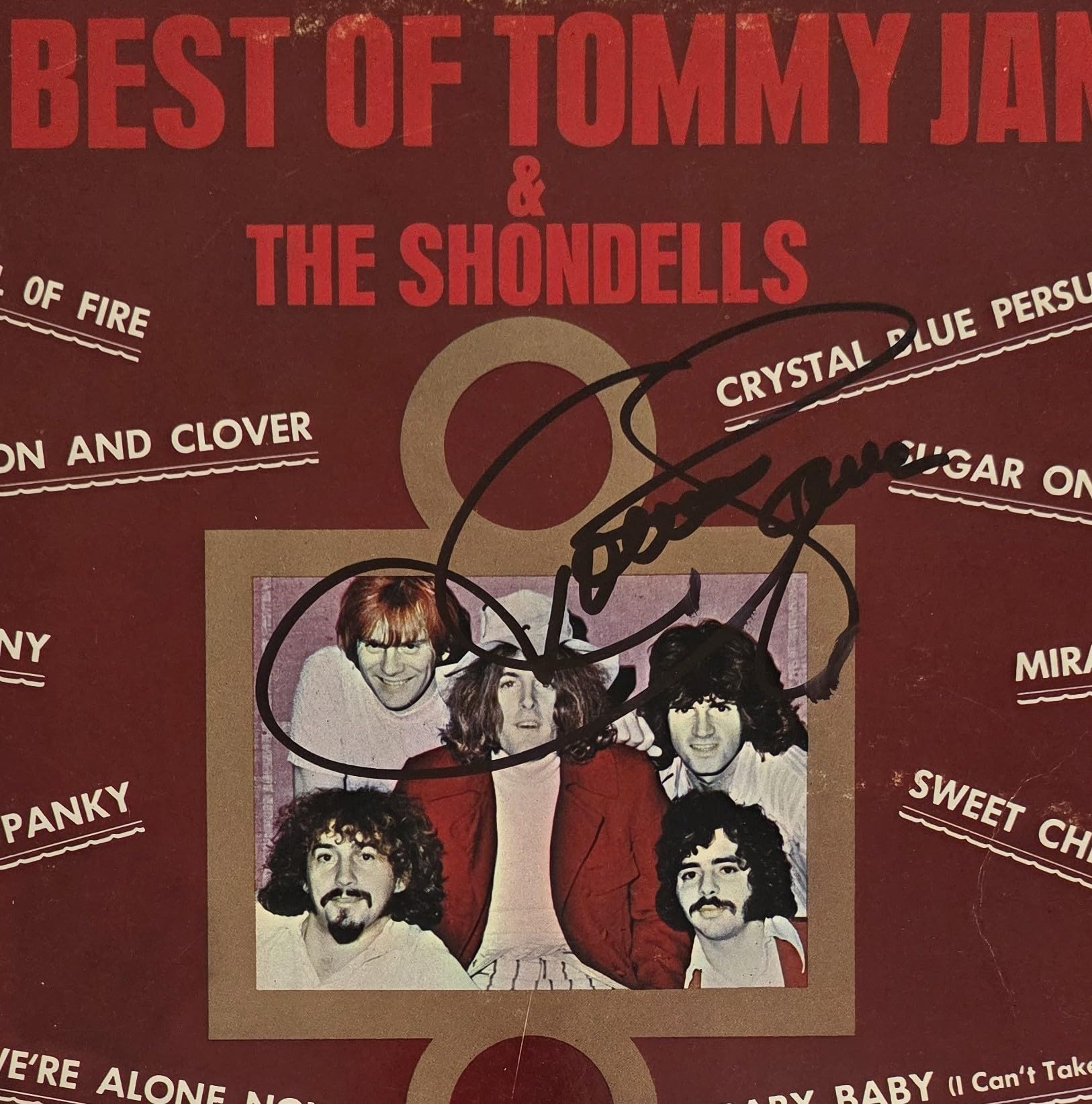 Tommy James Signed Best of The Shondells Album COA Exact Proof Autographed Vinyl Record