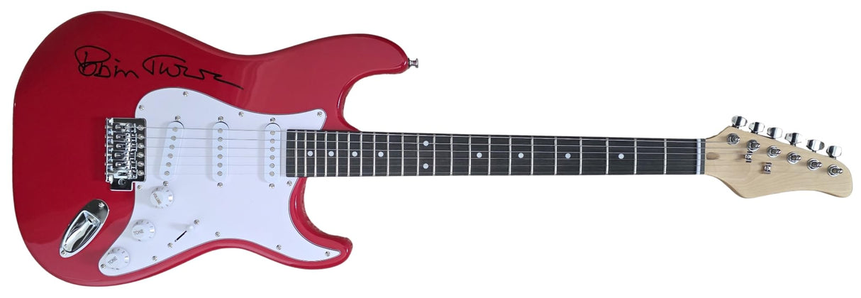 Robin Trower Signed Full Size Electric Guitar COA Exact Proof Autographed