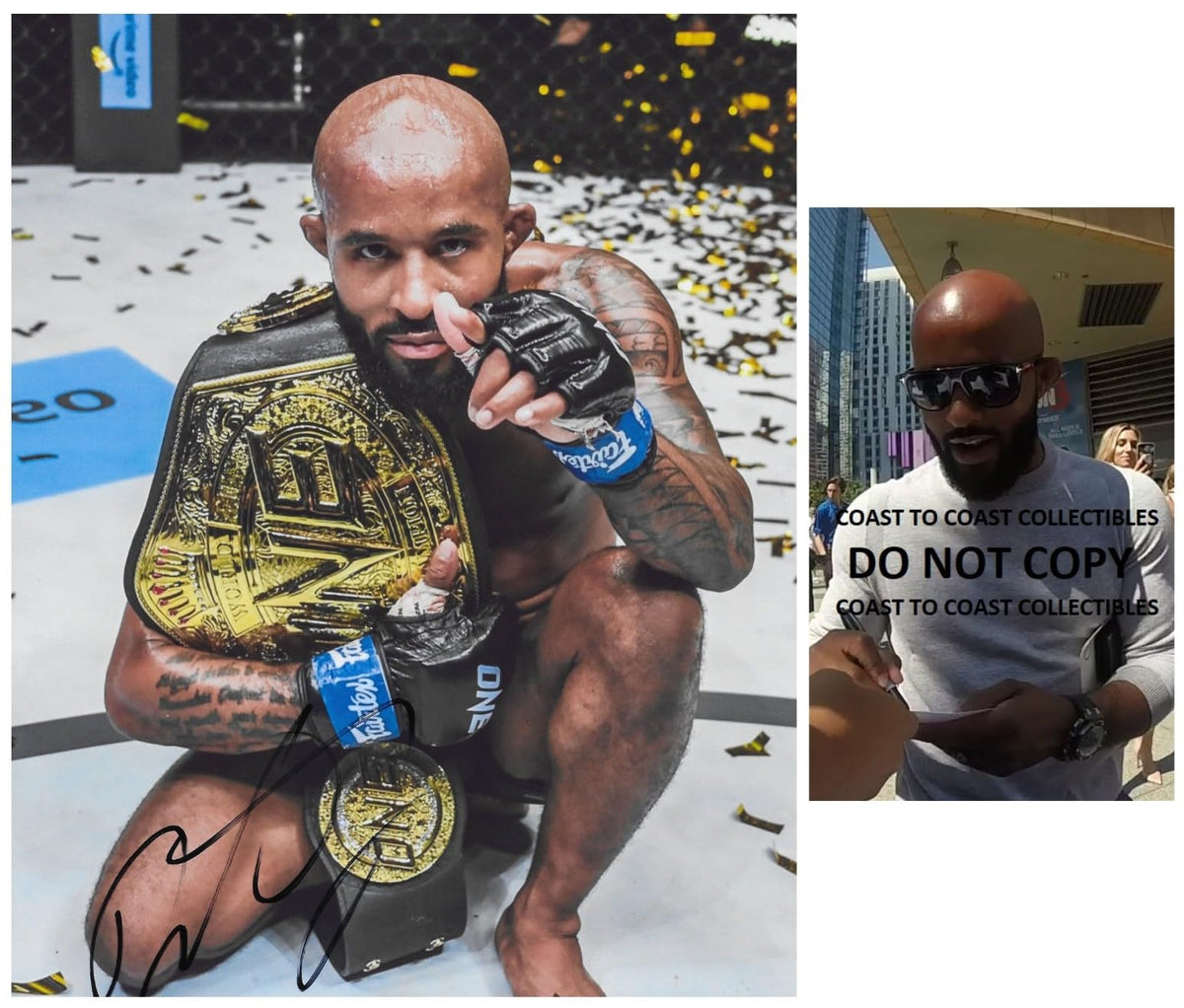 Demetrious Johnson Signed 8x10 Photo COA Exact Proof Autographed MMA UFC
