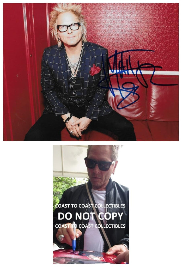 Matt Sorum Guns N Roses Drummer signed 8x10 photo proof COA autographed GNR