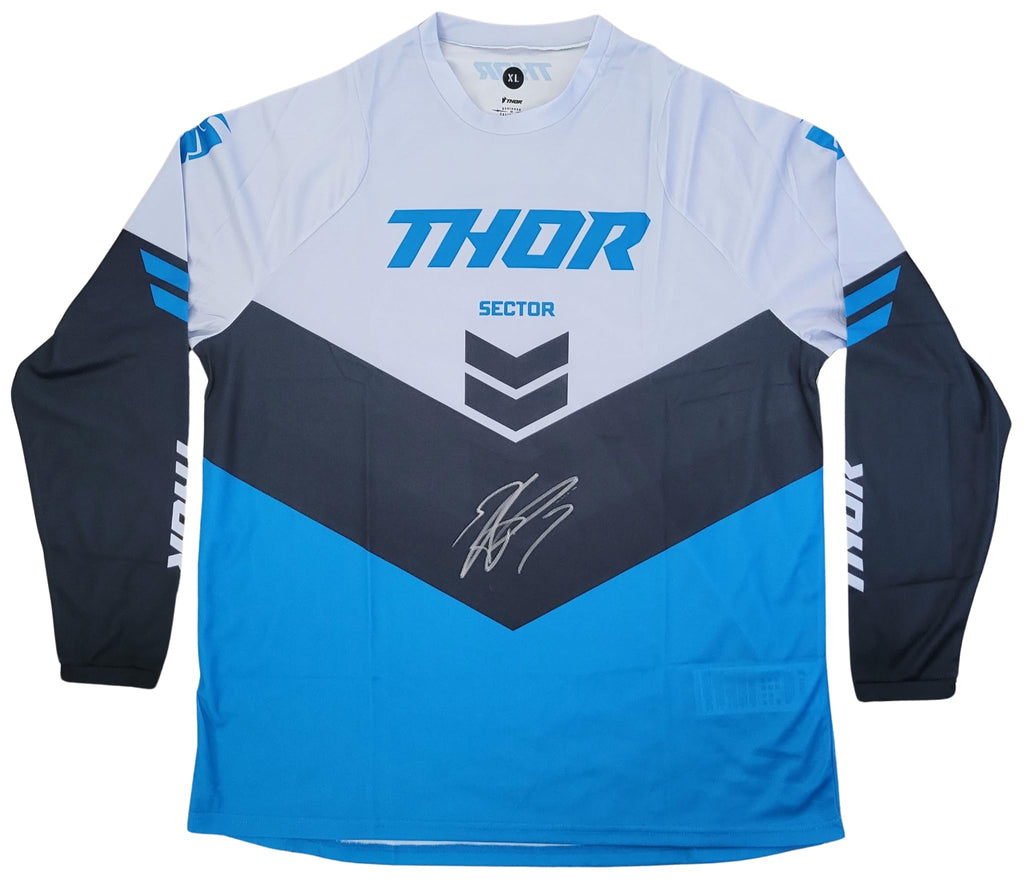 Aaron Plessinger Signed Thor Jersey COA Proof Autographed Supercross Motocross.
