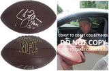 Jim Zorn Signed Football Exact Proof COA Autographed Seattle Seahawks