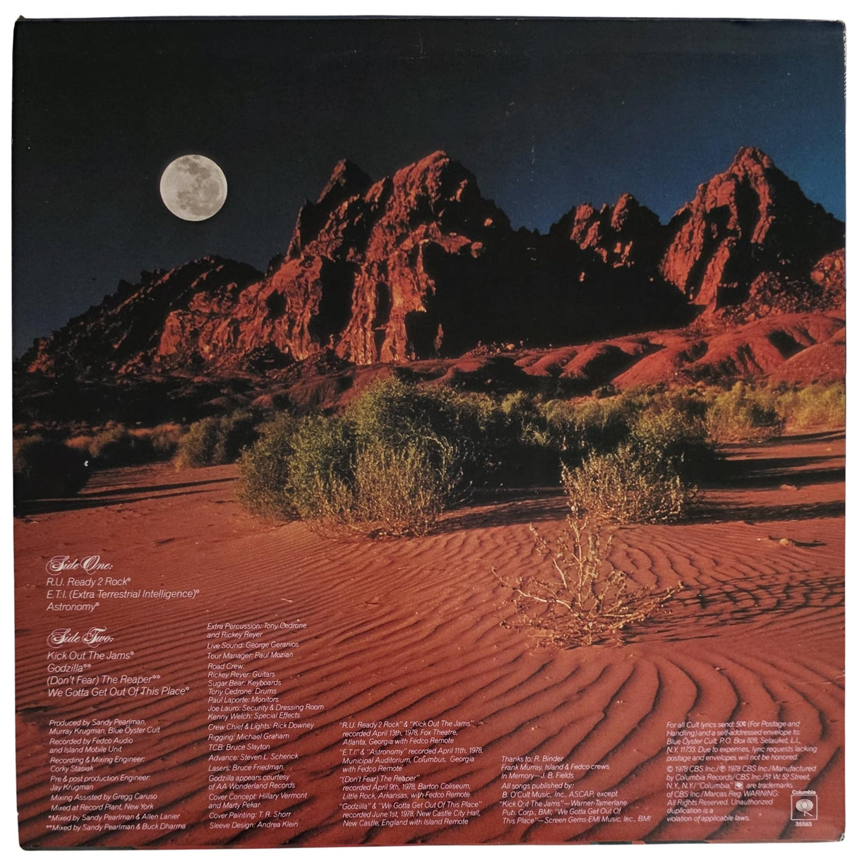 Blue Oyster Cult Signed Some Enchanted Evening Album COA Proof Autographed Vinyl Record