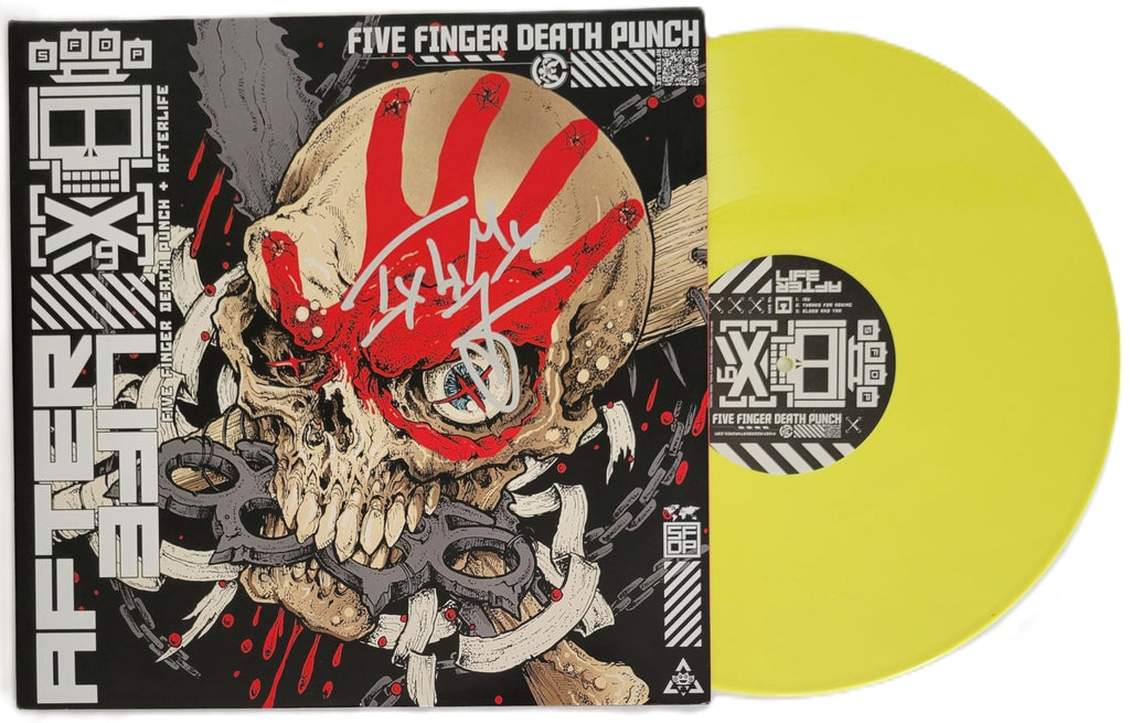 Ivan Moody Signed Five Finger Death Punch Afterlife Album Proof Autographed Vinyl Record