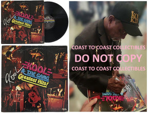 Robert Bell Signed Kool & the Gang Greatest Hit Album COA Proof Autographed Vinyl Record