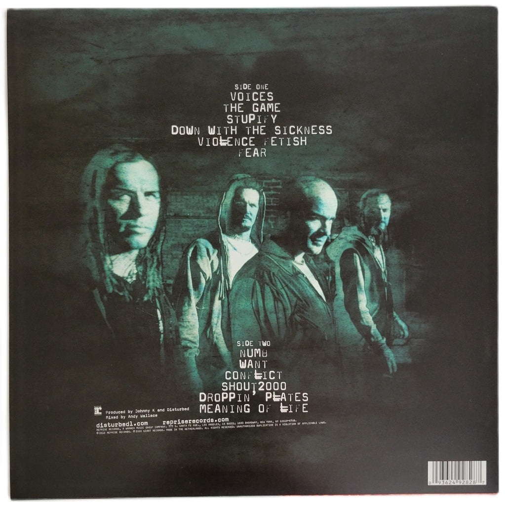 Disturbed Band Signed The Sickness Album COA Proof Autographed Vinyl Record David Draiman,Dan Donegan,Mike Wengren