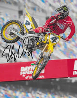 Ricky Carmichael Signed 8x10 Photo COA Proof Autographed Supercross Motocross Rider