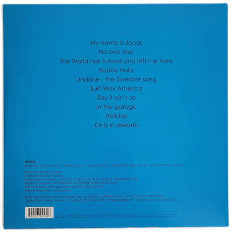 Rivers Cuomo Pat Wilson Signed Weezer Album COA Proof Autographed Vinyl Record