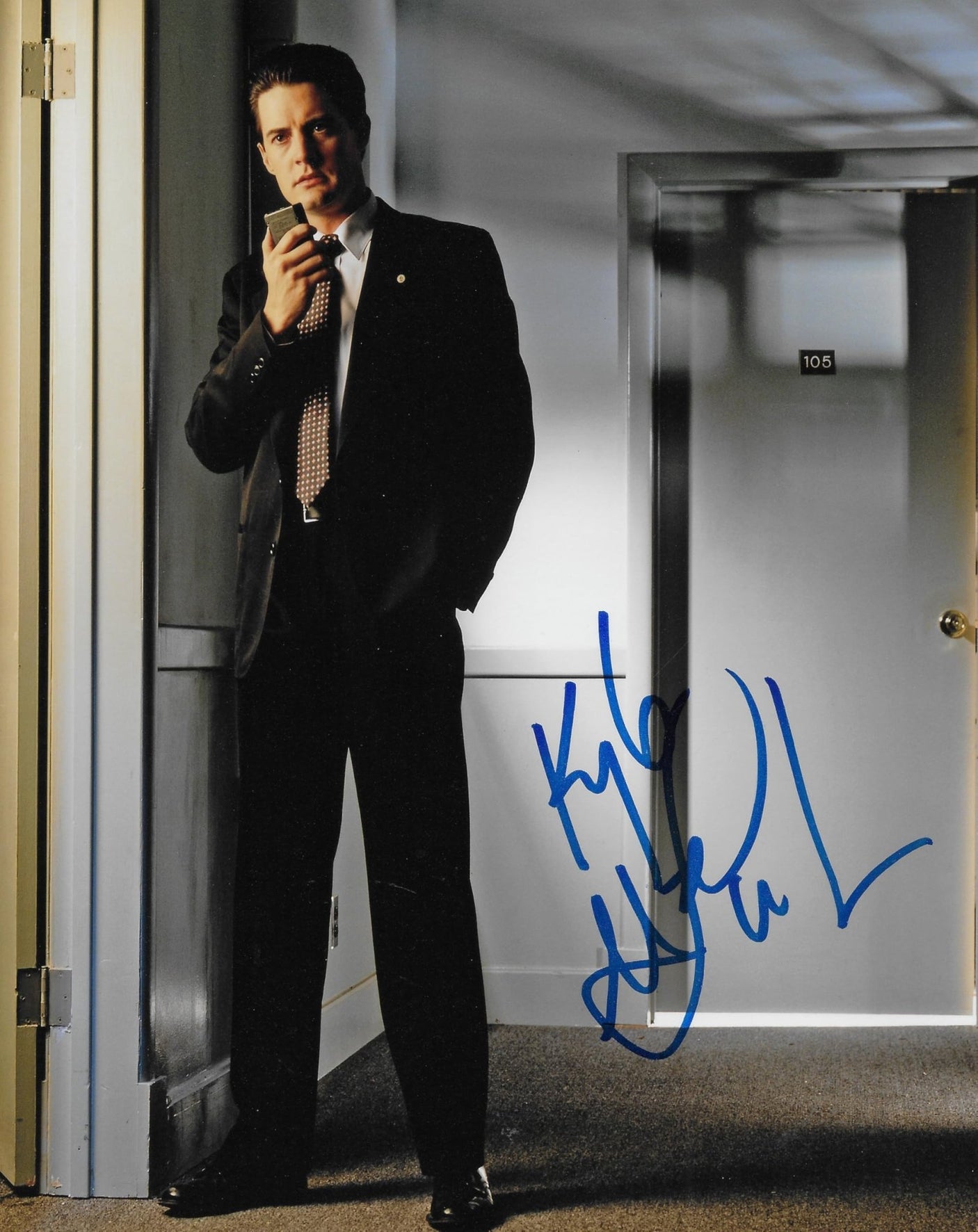 Kyle MacLachlan Signed 8x10 Photo COA Proof Autographed Agent Cooper Twin Peaks,. STAR