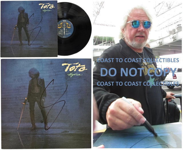 Steve Lukather Signed Toto Hydra Album COA Exact Proof Autographed Vinyl Record