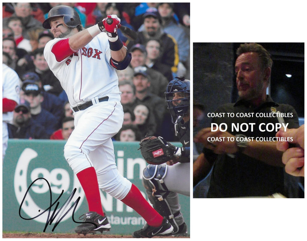 Kevin Millar Signed Red Sox Baseball 8x10 Photo Proof COA Autographed