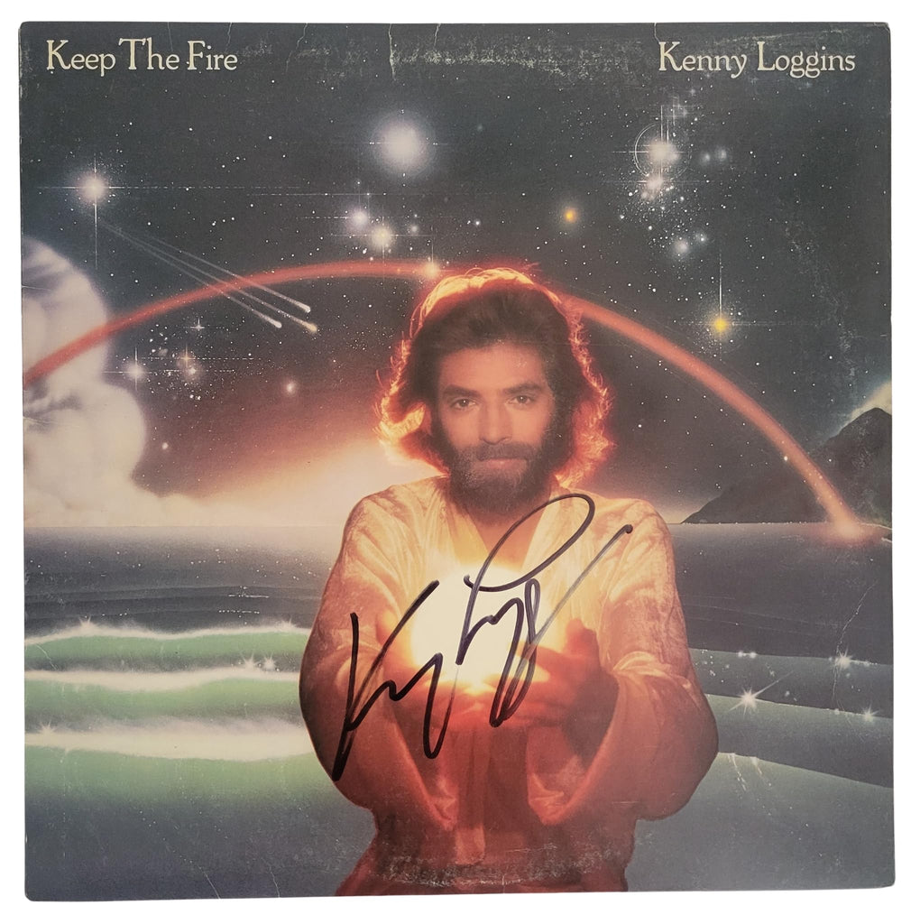 Kenny Loggins Signed Keep the Fire Album Proof Beckett COA Autographed Vinyl Record