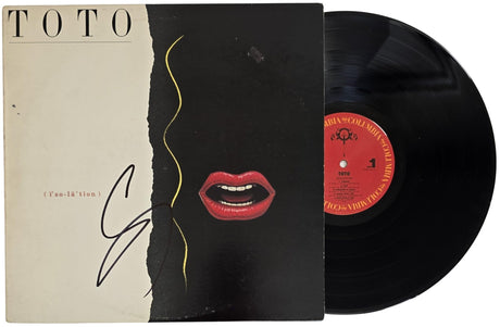 Steve Lukather Signed Toto Isolation Album COA Proof Autographed Vinyl Record