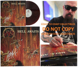 Kerry King Signed Slayer Hell Awaits Album COA Proof Autographed Vinyl Record