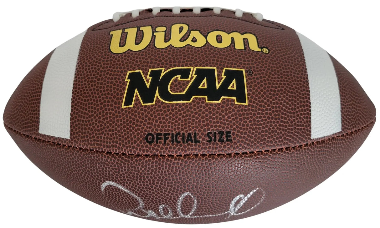 Pete Carroll Signed Football Proof COA Autographed USC Trojans