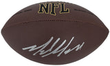 Mike Macdonald Signed Football COA Exact Proof Autographed Seattle Seahawks