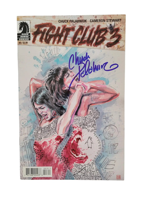 Chuck Palahniuk Signed Flight Club 3#3 Comic Book COA Exact Proof Autographed STAR