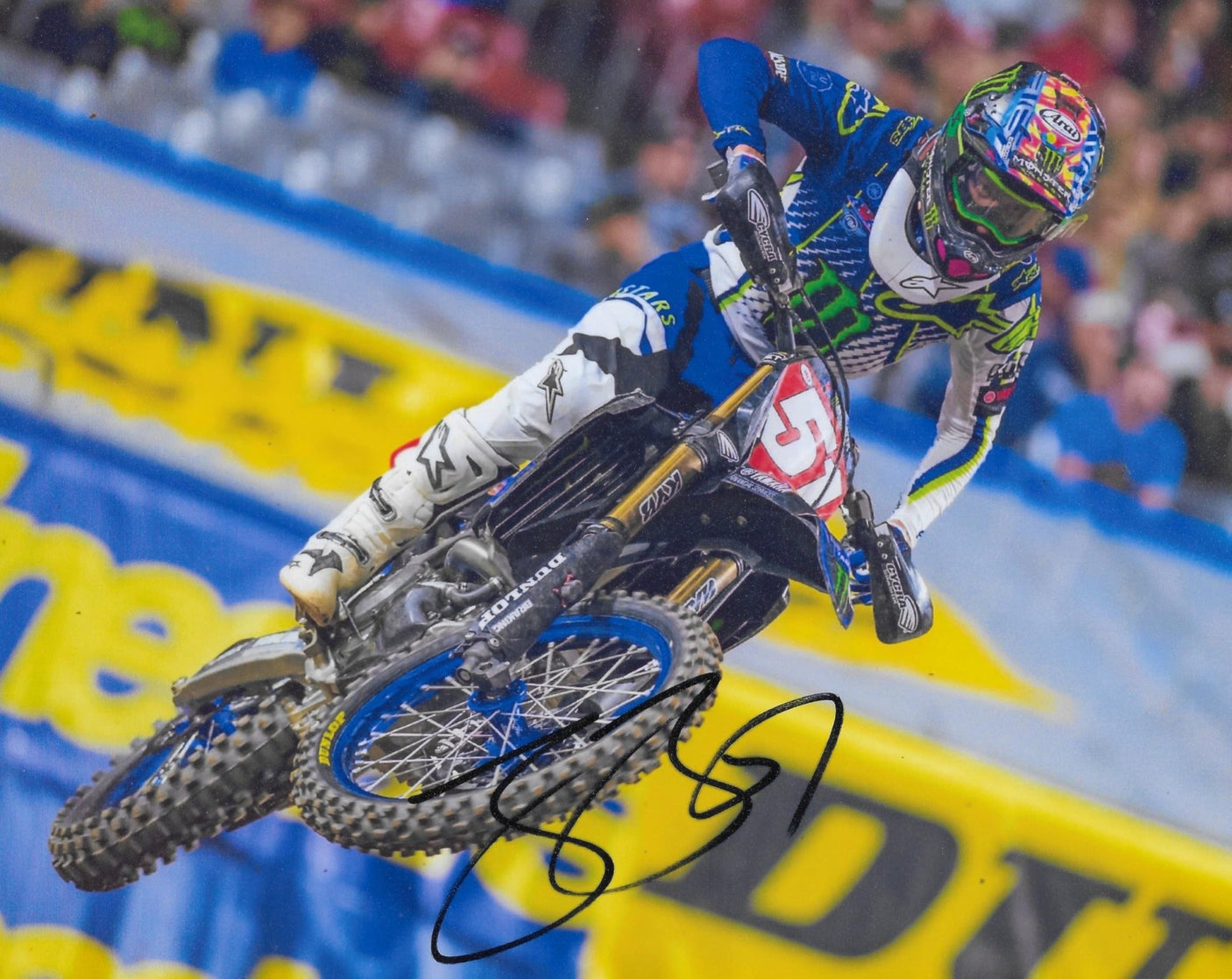 Justin Barcia motocross supercross signed 8x10 photo COA proof autographed,