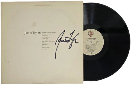 James Taylor Signed Greatest Hits Album COA Exact Proof Autographed Vinyl Record