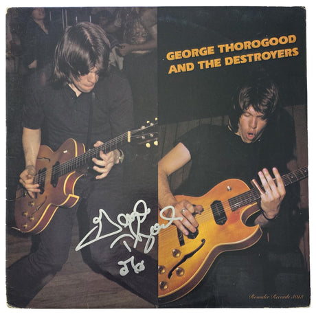George Thorogood Signed Destroyers Album COA Proof Autographed Vinyl Record