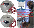 Troy Brown Signed Patriots Mini Football Helmet Proof Beckett COA Autographed New England Pats