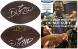 Ricky Watters Signed Football Proof COA Beckett 49ers Seahawks Eagles Notre Dame