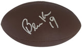 Bernie Kosar Signed Football Exact Proof COA Cleveland Browns Miami Hurricanes