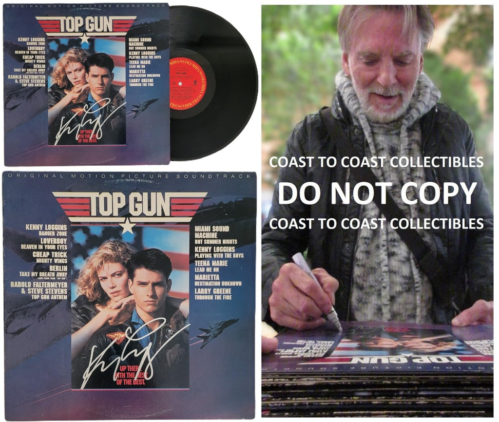 Kenny Loggins Signed Top Gun Album COA Exact Proof Autographed Vinyl Record