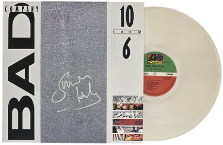 Simon Kirke Signed Bad Company 10 From 6 Album COA Exact Proof Autographed Vinyl Record