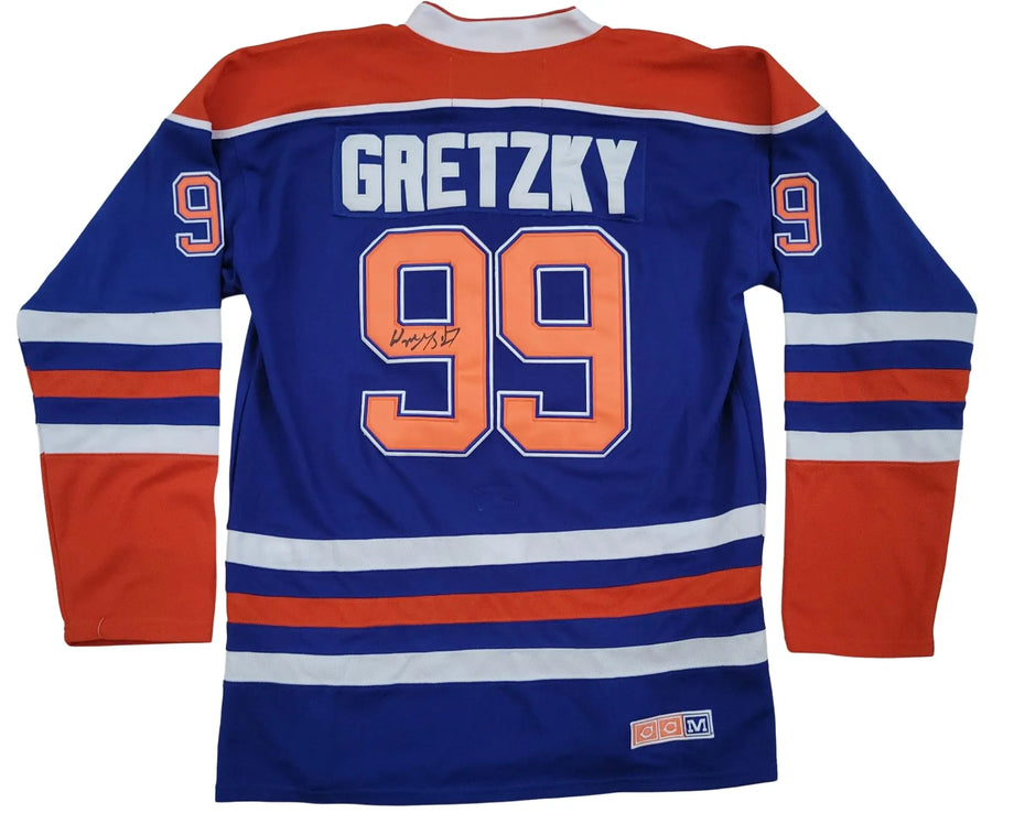 Edmonton Oilers Jersey Gretzky Game Worn Jersey Wayne Gretzky