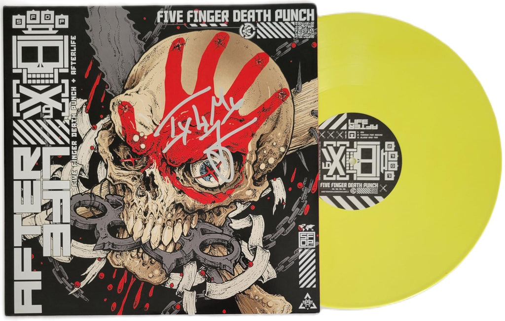 Ivan Moody Signed Five Finger Death Punch Afterlife Album Proof Autographed Vinyl Record