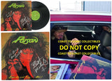 Bret Michaels Signed Poison Open Up and Say...Ahh! Album Beckett COA Proof Autographed Vinyl Record
