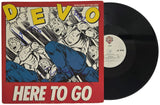 Devo Signed Here To Go Album COA Proof Autographed Vinyl Record Mark Mothersbaugh Gerald Casale Bob Mothersbaugh