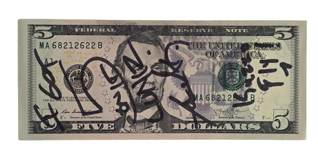 The LUNIZ Yuckmouth ?I GOT 5 ON IT? Signed 5 Dollar Bill COA Proof Autographed STAR