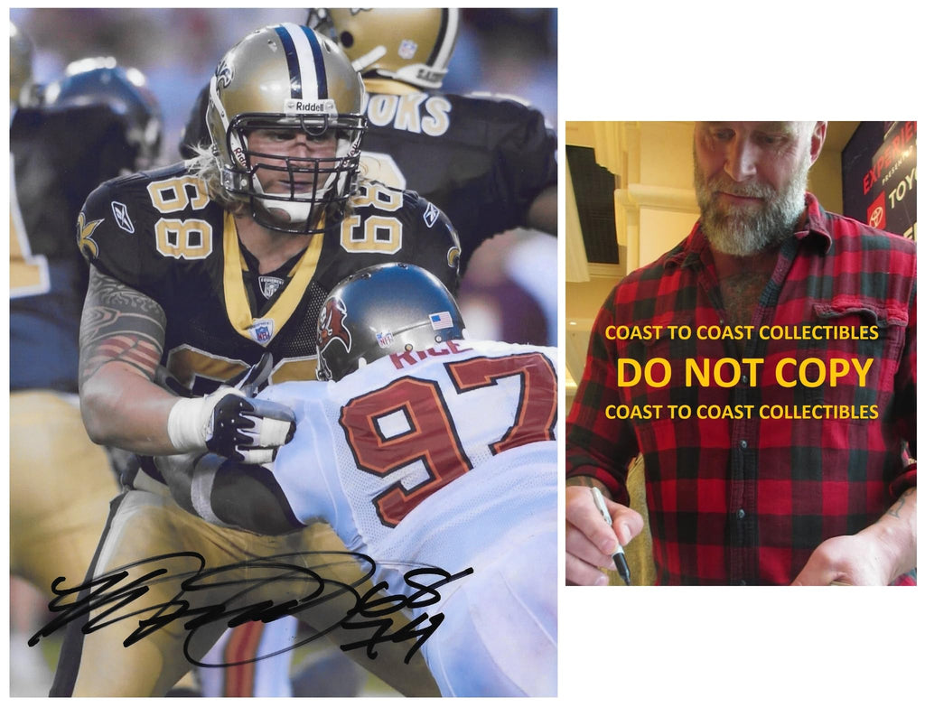 Kyle Turley Signed 8x10 Photo Proof COA Autographed New Orleans Saints Football.