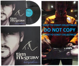 Tim McGraw Signed Everywhere Album Exact Proof COA Autographed Vinyl Record