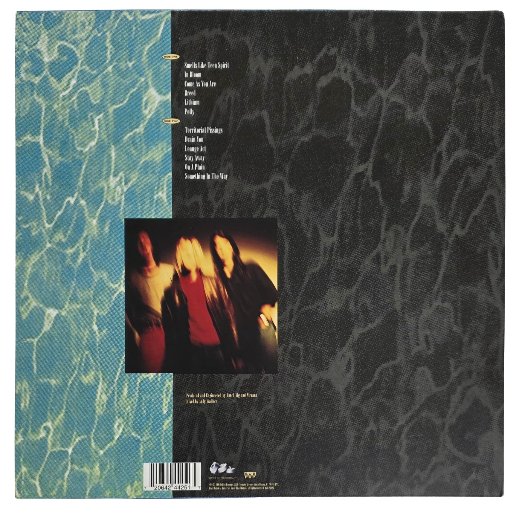 Krist Novoselic Signed Nirvana Nevermind Album COA Proof Autographed Vinyl Record Butch Vig