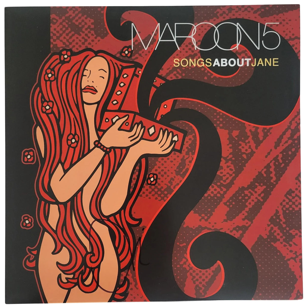 Adam Levine Signed Maroon 5 Songs About Jane Album Proof Beckett COA Autographed Vinyl Record