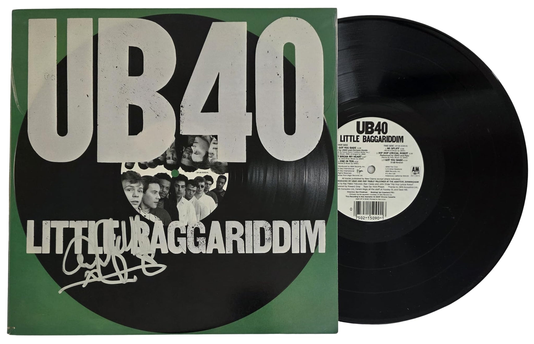 Ali Campbell Signed UB40 Little Baggariddim Album COA Proof Autographed Vinyl Record