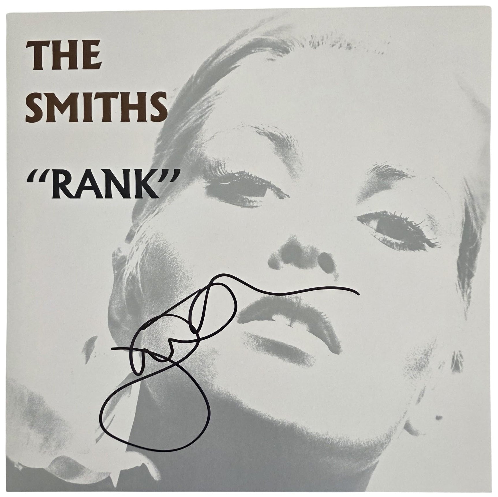 Johnny Marr Signed The Smiths Rank Album COA Proof Autographed Vinyl Record