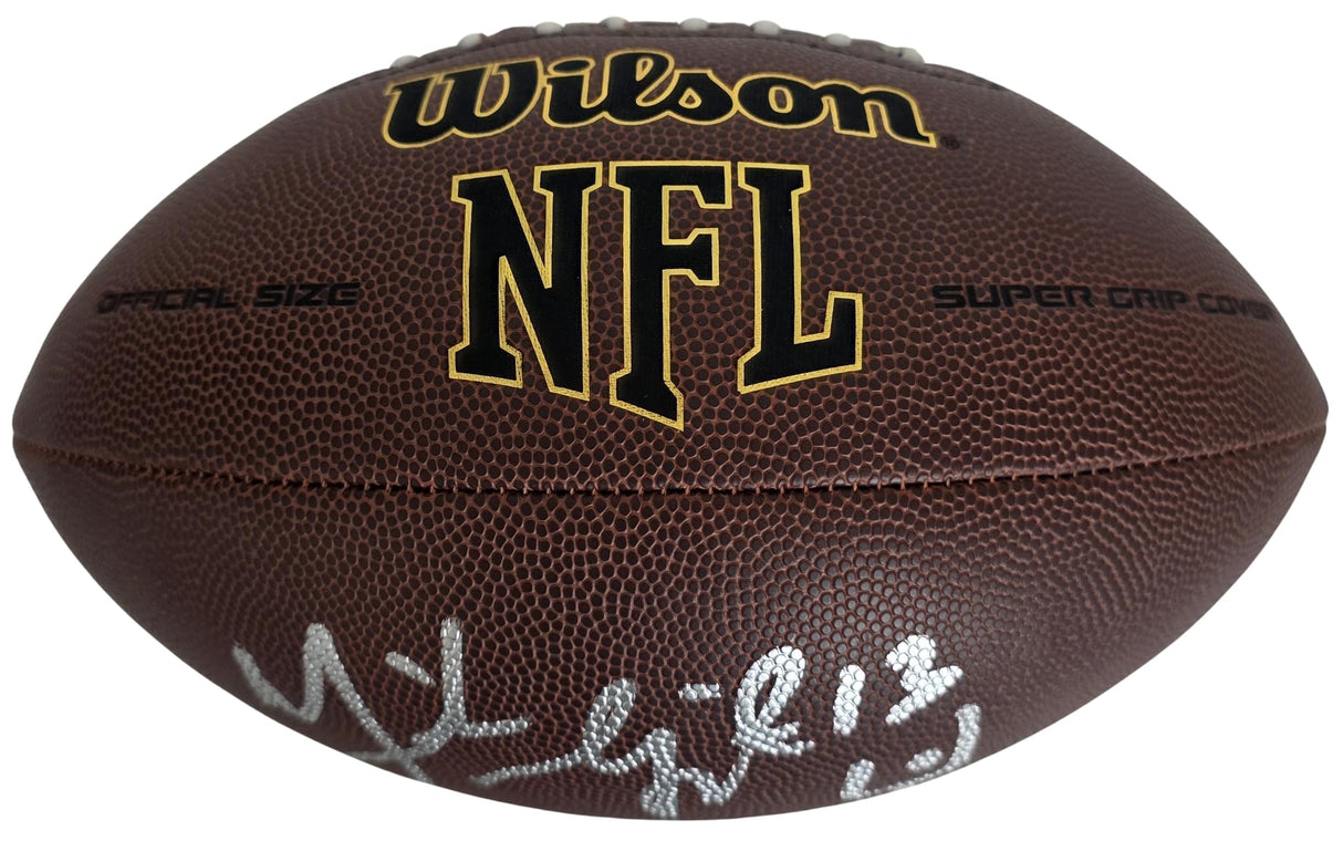 Mike Vanderjagt Signed Football COA Exact Proof Autographed Indianapolis Colts