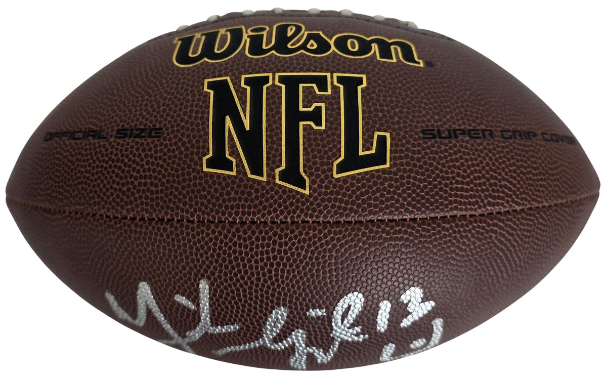 Mike Vanderjagt Signed Football COA Exact Proof Autographed Indianapolis Colts