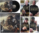 Disturbed Band Signed Immortalized Album COA Proof Autographed Vinyl Record David Draiman,Dan Donegan,Mike Wengren